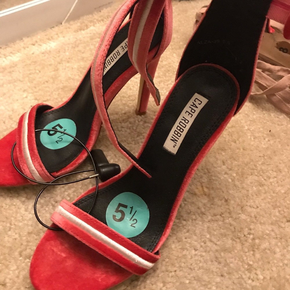 Hot pink heels